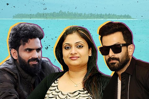 CK Vineeth, Geetu Mohandas and Prithviraj