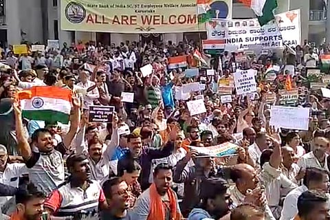 Pro-CAA protest held in Bengaluru, but permission denied for anti-CAA 'sathyagraha'