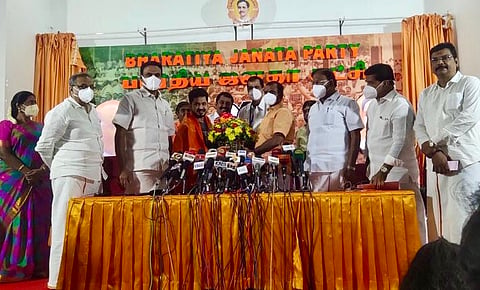 Producer Kotapadi Rajesh of KJR studios joins BJP