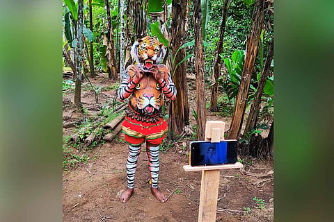 Pulikali performer