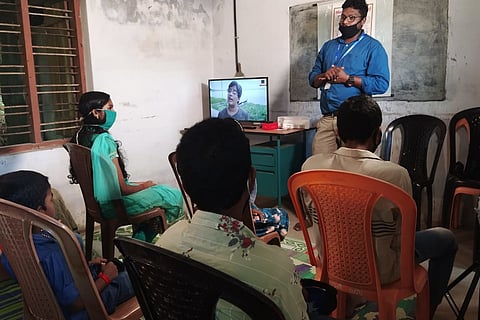 BHIM Online Classroom for children from Dalit, Adivasi colonies
