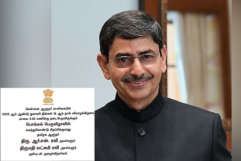 RN Ravi Tamilagam Row 
