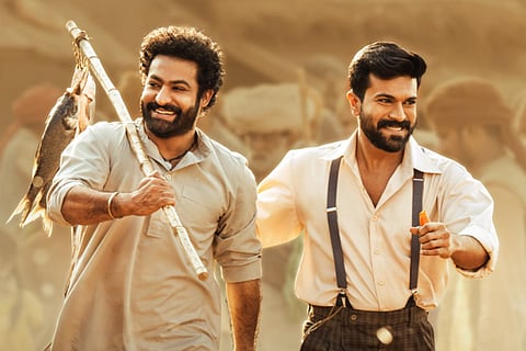 Jr NTR and Ram Charan in RRR