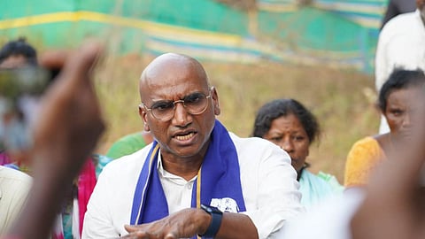 Telangana BSP chief RS Praveen Kumar
