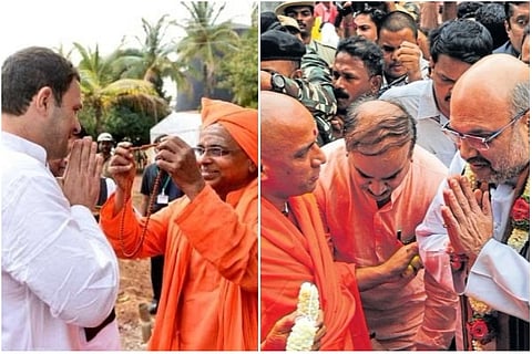 The religious mutts of K'taka: Why appeasing the seers is important for Cong and BJP