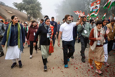Rahul Gandhi's Bharat Jodo Yatra in Haryana