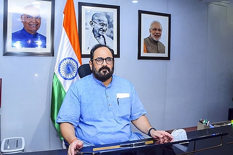 Union Minister Rajeev Chandrasekhar