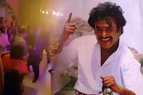 Watch: Rajinikanth dances to ‘Oruvan Oruvan Mudalali’ at Soundarya's sangeet