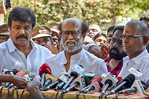 'Not satisfied on one issue': Rajinikanth keeps the suspense after RMM meeting 