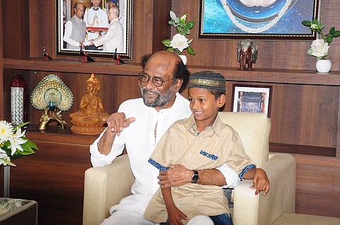 Date with superstar: Rajini promises to sponsor studies of TN boy, who returned Rs 50k