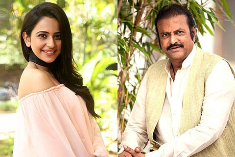 Rakul Preet Singh and Mohan Babu