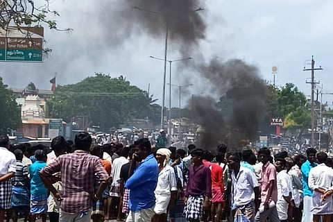 Protest in Rameshwaram over fisherwoman's gangrape and murder