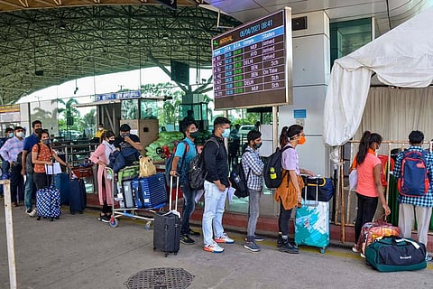 Representative image of Ranchi airport: Telangana Omicron case count reaches 8, seven in Hyderabad