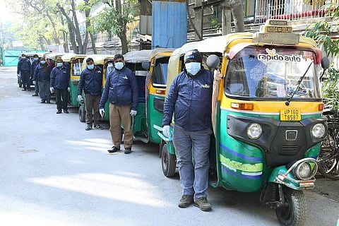 Autorickshaw stand