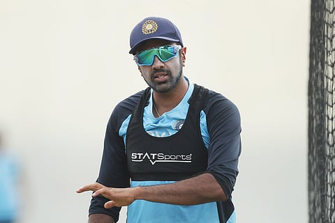 Ravichandran Ashwin in his jersey 