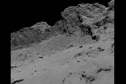 Rosetta says goodbye: Spacecraft captures stunning final photos of comet surface
