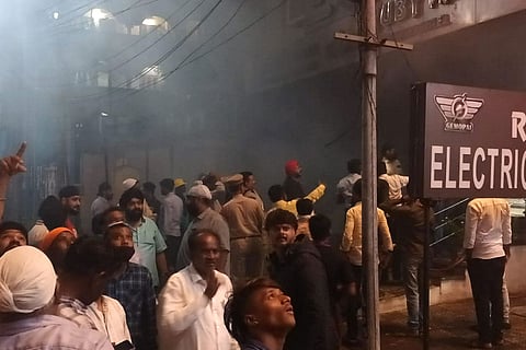 Fire in Ruby showroom 