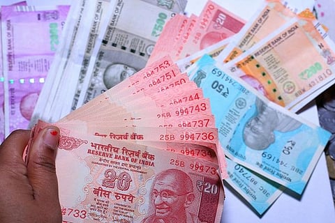 Rupee Notes of various denominations