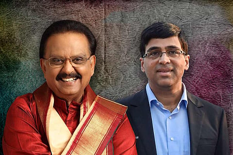 SPB and Vishy Anand