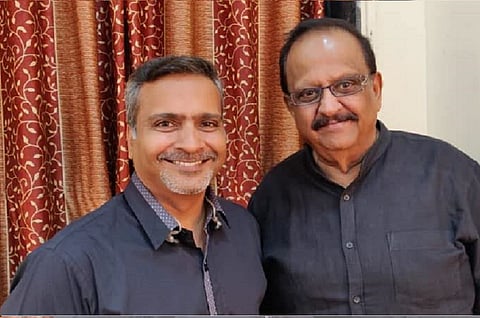 SP Balasubrahmanyam and his son SP Charan