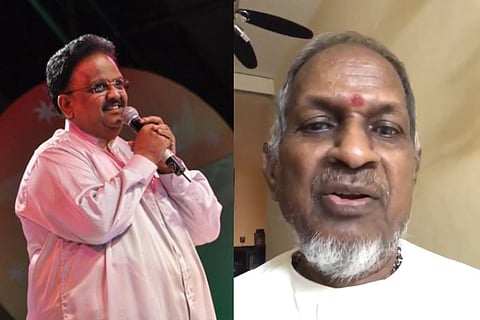Singer SP Balasubrahmanyam and music director Ilayaraaja