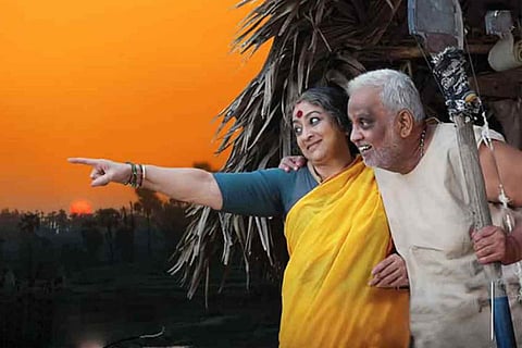Lakshmi and SPB in Mithunam