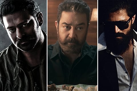 Actors Prabhas, Kamal Haasan and Yash