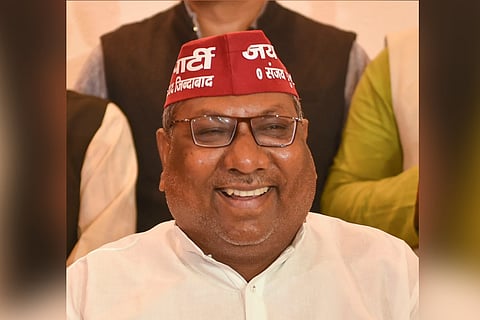 Uttar Pradesh Minister and Nishad Party National President Sanjay Nishad 