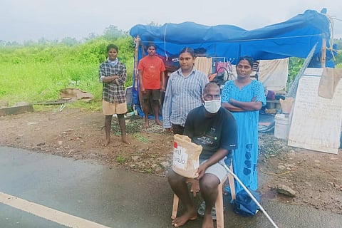 Santhi and her children
