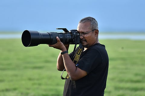 Meet the man who photographed blackbuck, Indian wolf, flamingos in Telangana