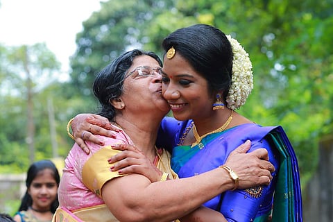 Sarayu Mohanachandran IAS and her mother Khadeeja 