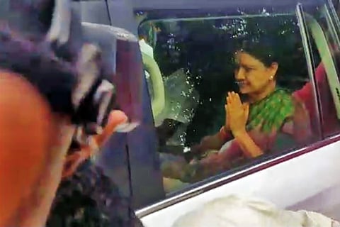 VK Sasikala gets parole to meet ailing husband Natarajan, no other meetings allowed