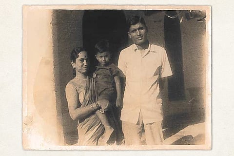 Satya Nadella with his parents 