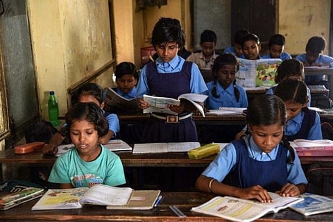 Students in a classroom
