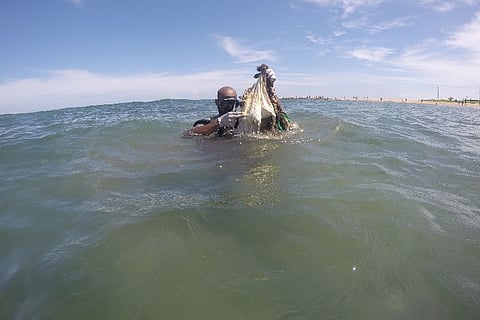 Vizag divers remove 4,000 kg of plastic from the sea in 3 weeks