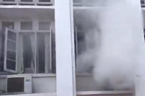 Fire broke out Kerala Secretariat 