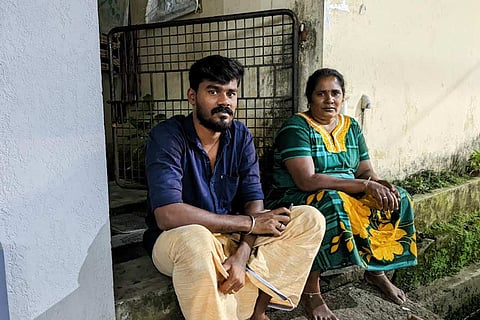 Padmam's family Selvaraj and Palaniamma