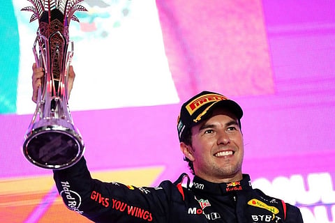 Red Bull's Sergio Perez wins F1 Saudi Arabian Grand Prix.