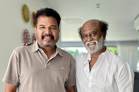 Director Shankar and actor Rajinikanth
