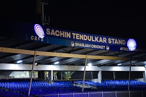 Sharjah Stadium names stand after Sachin Tendulkar