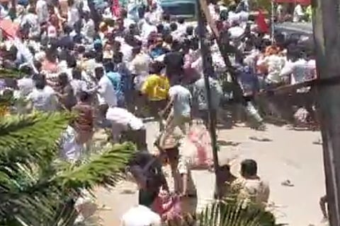 Banjara protesters stone BSY’s house 