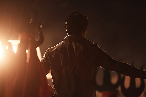 Nani's image from the sets of Shyam Singha Roy