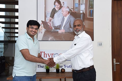 Siddharth Shah and Dr A Velumani 