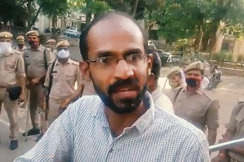 Arrested journalist Siddique Kappan 