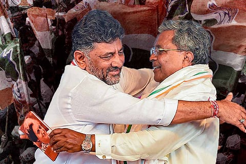Siddarmaiah and DK Shivakumar