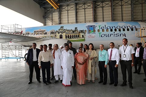 Telangana tourism does a 'Kabali', brands itself on SpiceJet aircraft