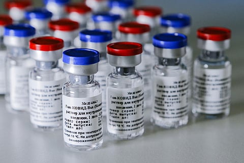 Aa batch of Sputnik V vaccines which is approved for use in India