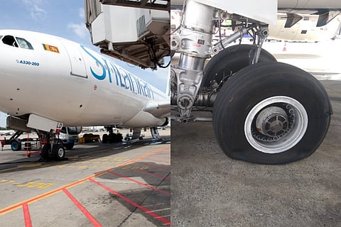 Srilankan Airlines tyre bursts on landing in Chennai, passengers escape unhurt 