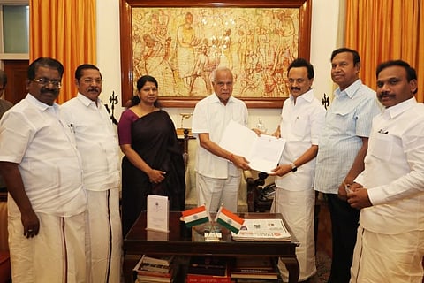 Ask TN CM EPS to resign: DMK tells Governor Banwarilal on Kodanad murder case