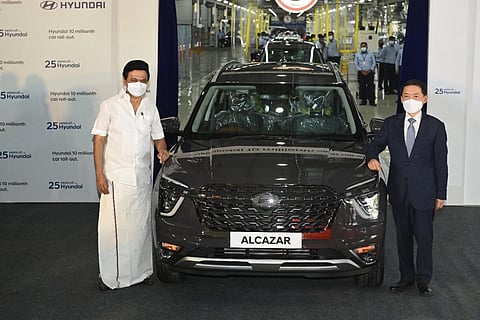 Hyundai ten millionth car
